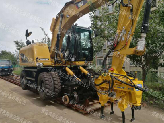 上海滕森汽車銷售有限公司（中鐵五局使用）公鐵兩用換枕木搗固機(jī)